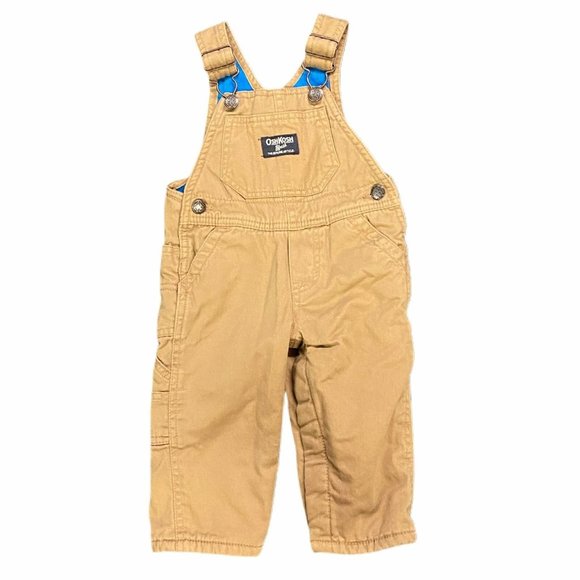 OshKosh B'gosh Other - Osh Kosh fleece lined bib overalls SIZE 9 MONTHS